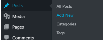 Wordpress Add New Post
