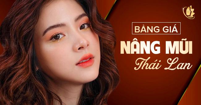 bảng giá nâng mũi Thái Lan
