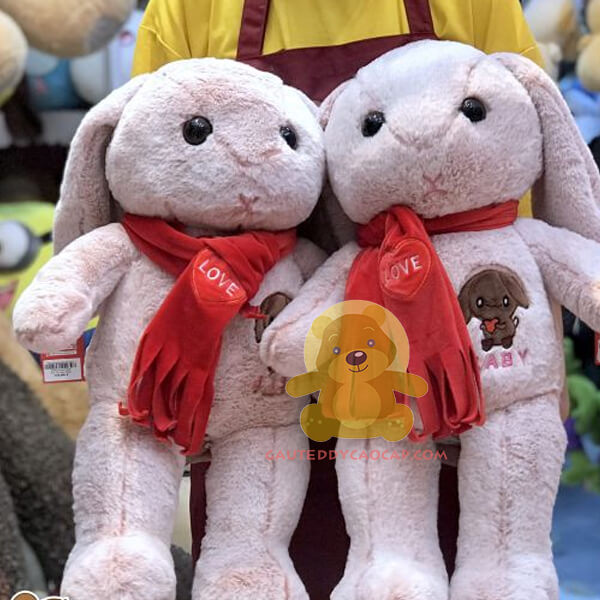 Gấu teddy 1m khăn đỏ