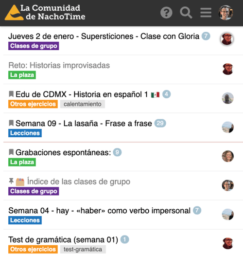 La Comunidad Deliberate Spanish