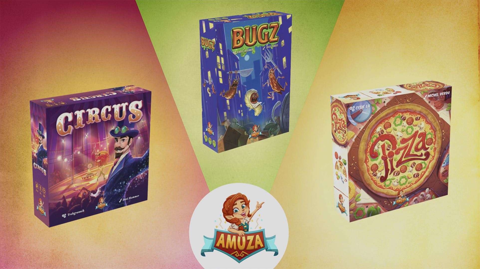 Pizza, Circus, Bugs