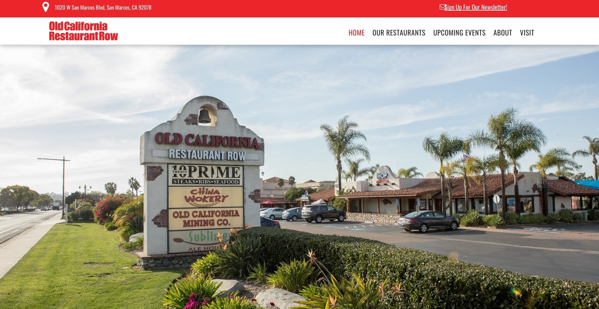 Old California Restaurant Row
