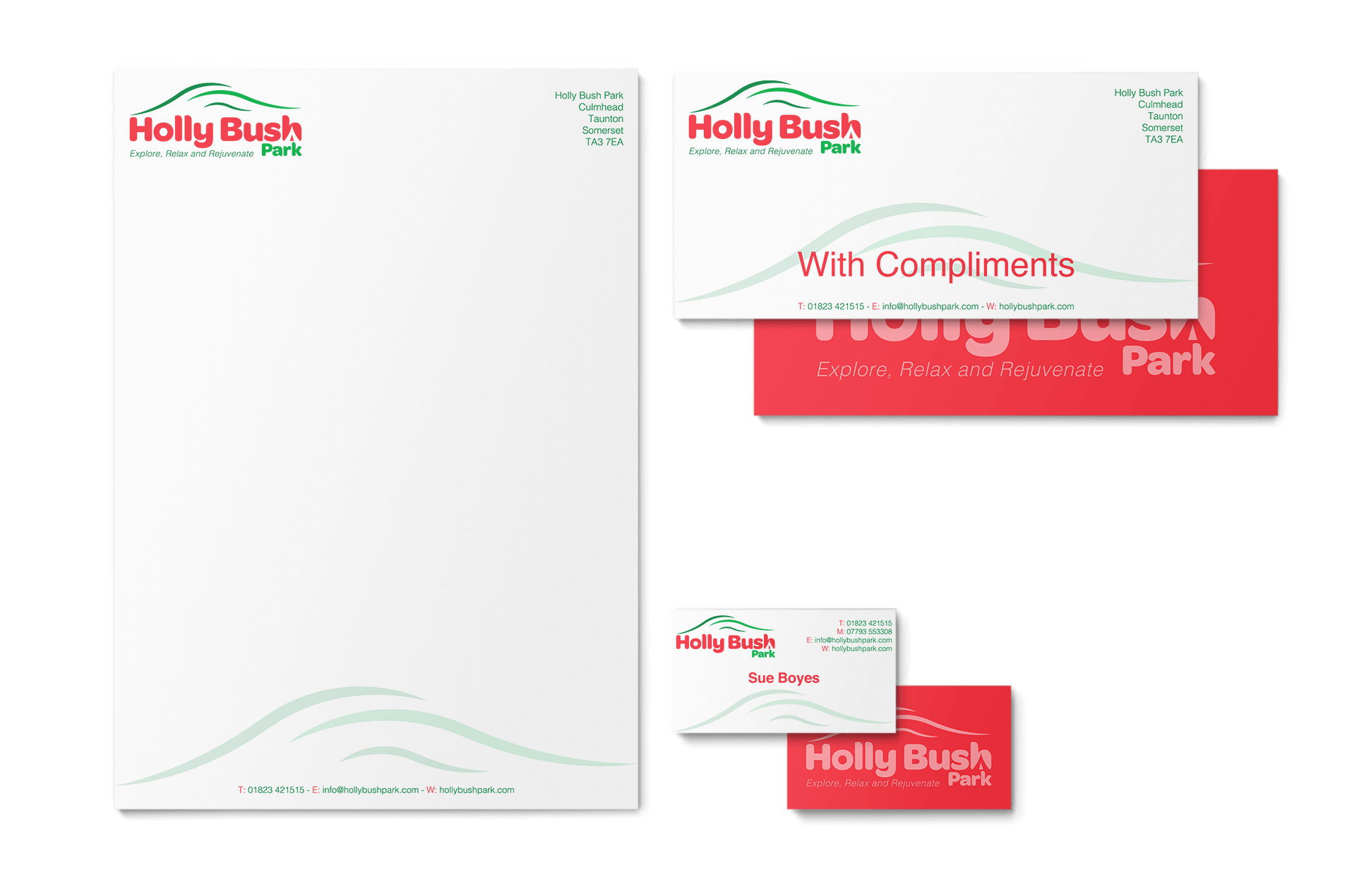 Holly Bush Park Company Branding Design