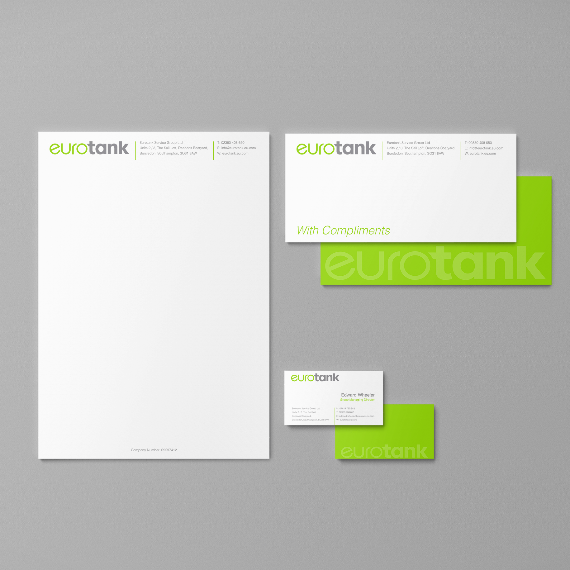 Eurotank corporate ID design