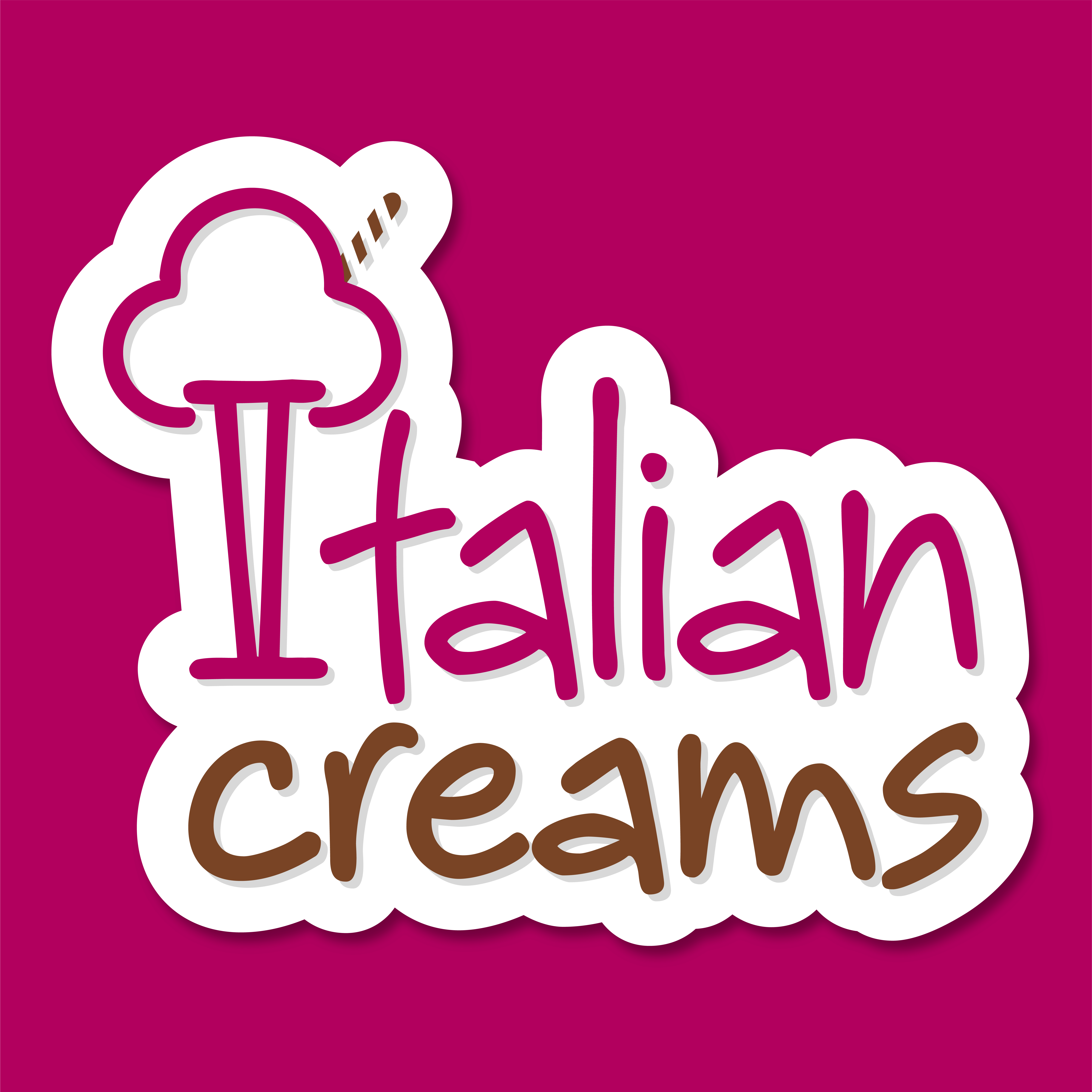 Italian Creams Logo design