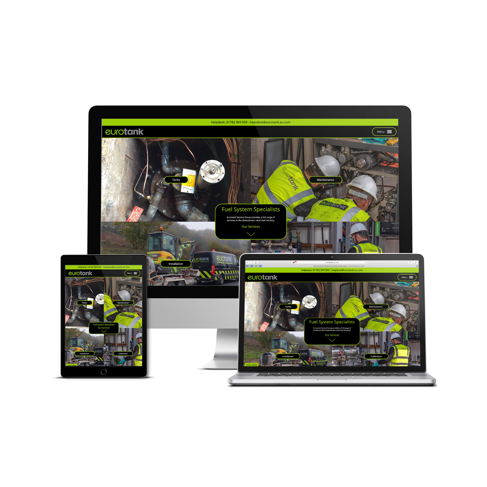 Eurotank Service Group Website design