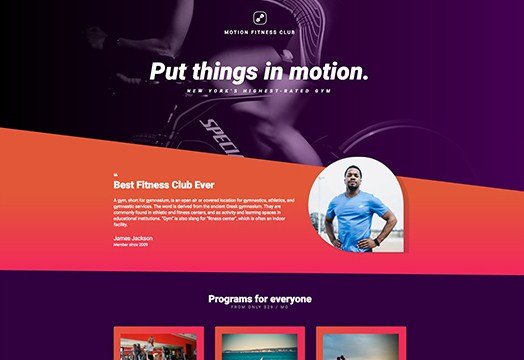 Elementorism Motion Landing Page Elementorism Motion Landing Page