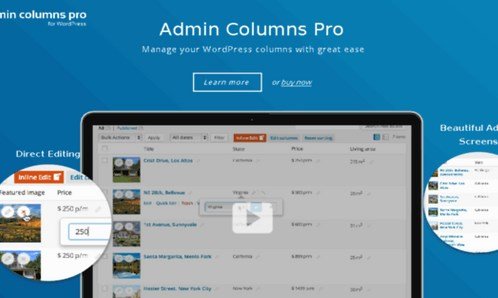 Admin Columns Pro Pods Addon