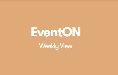 EventON Weekly View Addon EventON Weekly View Addon