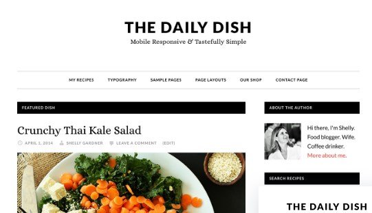 StudioPress Daily Dish Pro Theme StudioPress Daily Dish Pro Theme