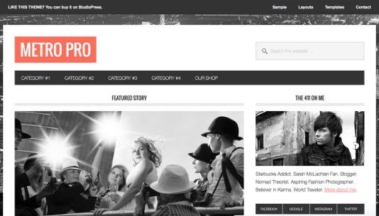 StudioPress Metro Pro Theme