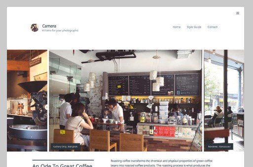 Array Themes Camera WordPress Theme