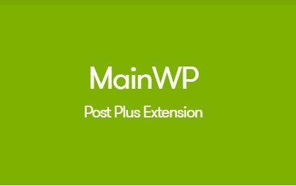MainWP Post Plus Extension MainWP Post Plus Extension
