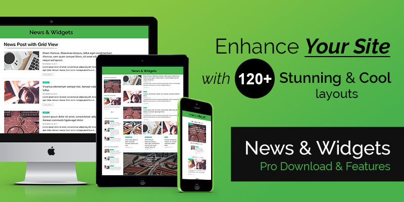 WP News and Scrolling Widgets