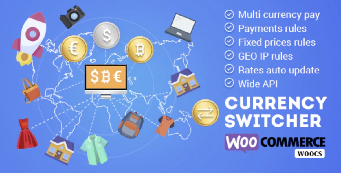 WooCommerce Currency Switcher WooCommerce Currency Switcher