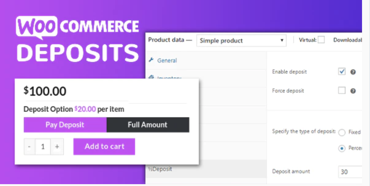 WooCommerce Deposits – Partial Payments Plugin