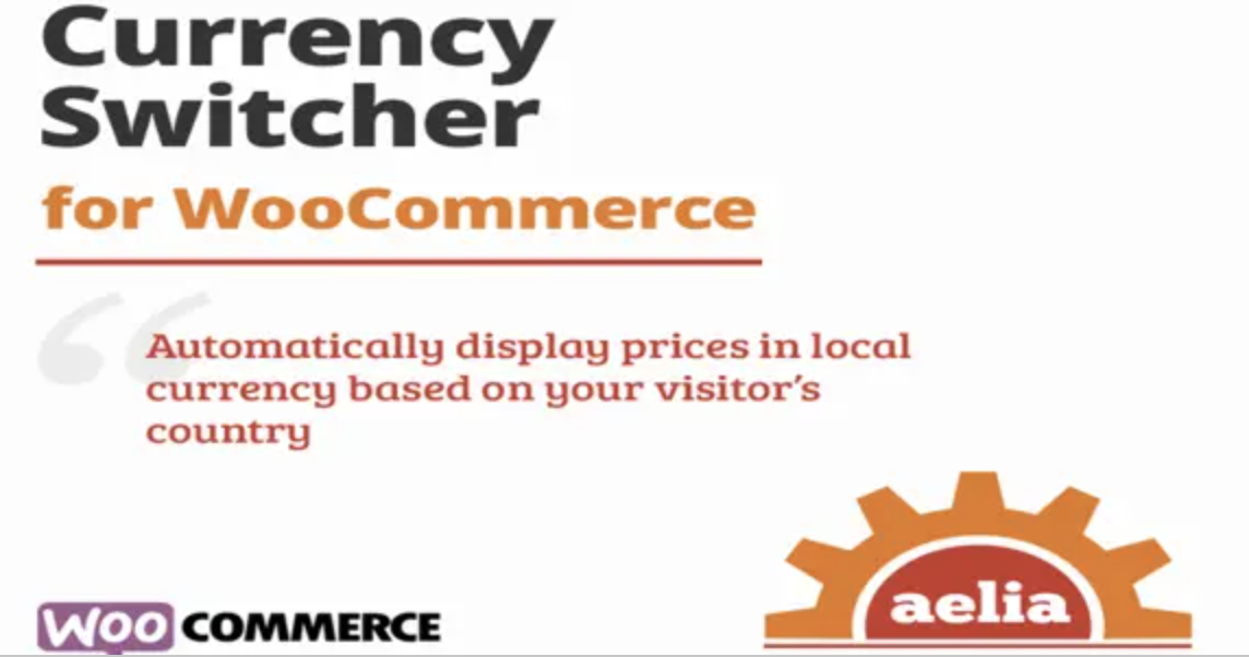 Aelia Currency Switcher for WooCommerce Aelia Currency Switcher for WooCommerce