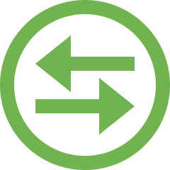 crossed arrows icon