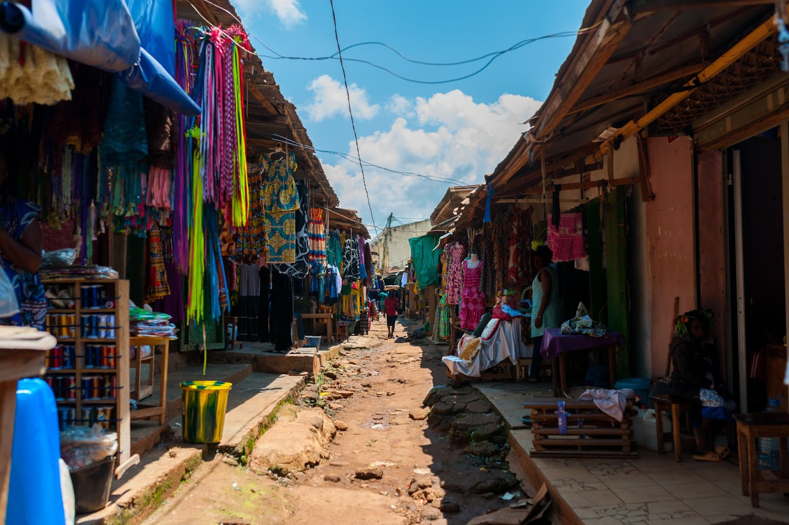 Used textiles choke second-hand markets around the world. 