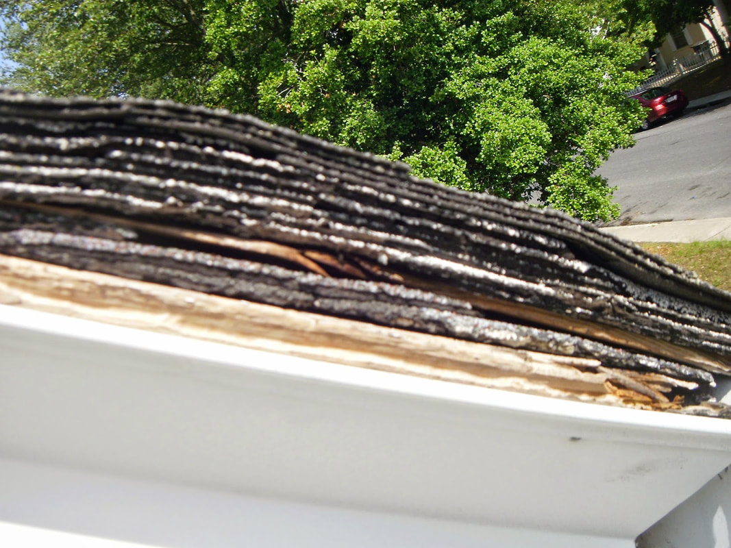 Multiple Layers of Roofing