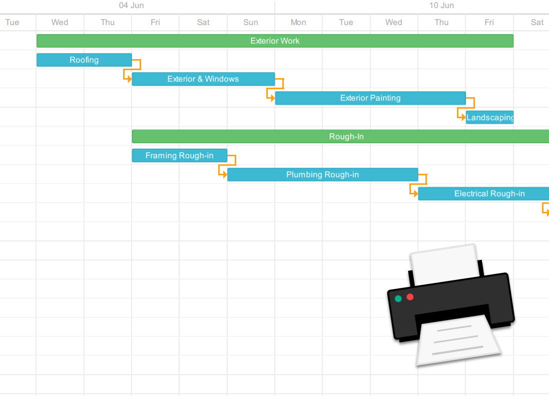New Print Schedules to PDF