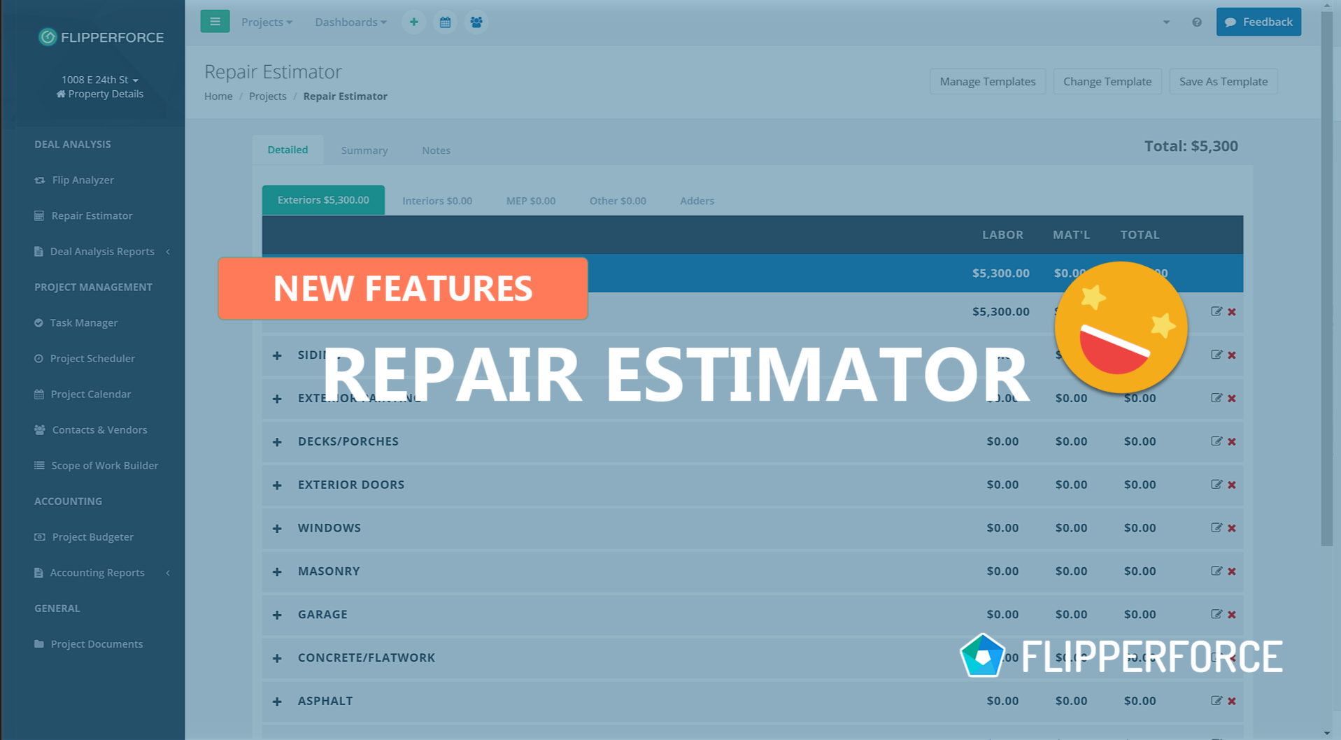 Huge Update to the Repair Estimator