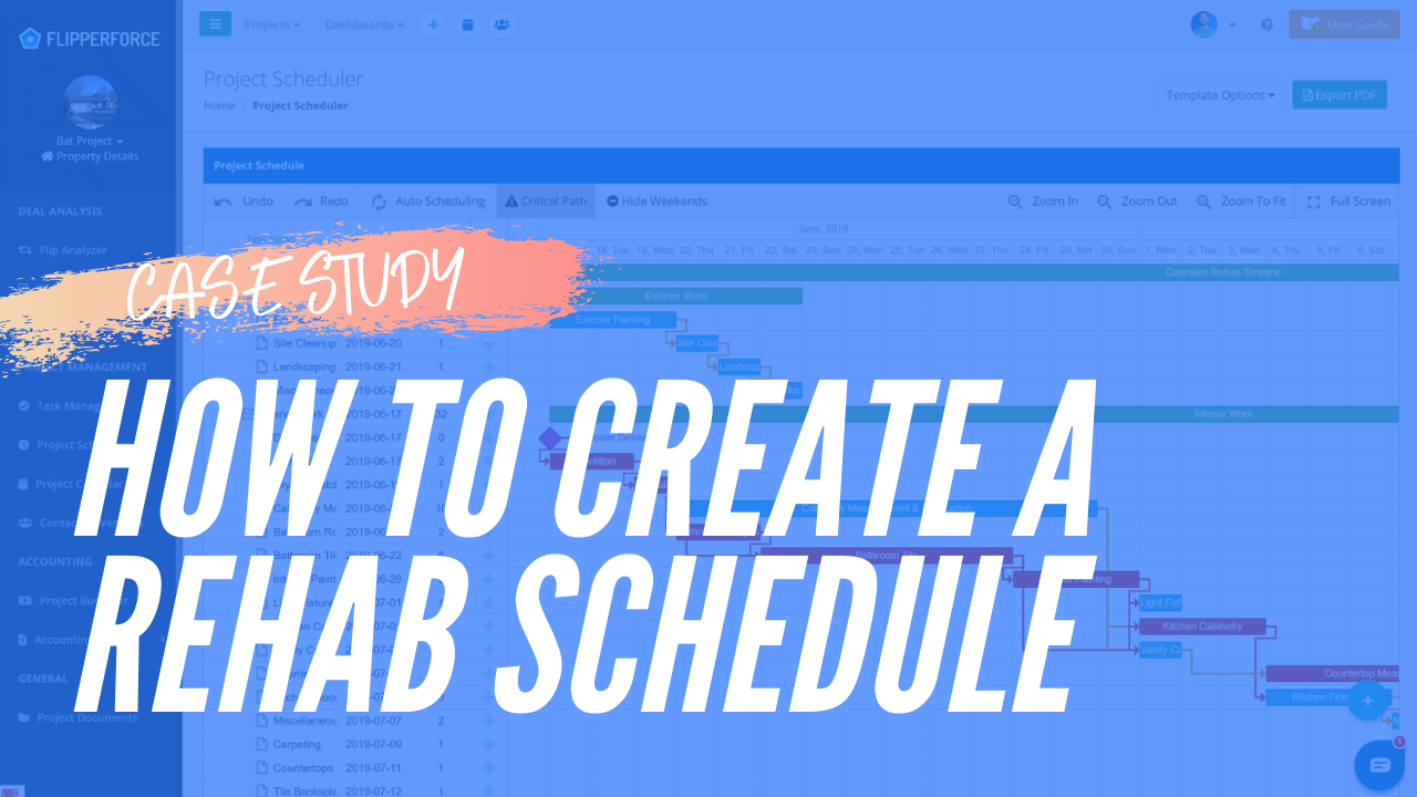 Case Study: How to Create a Project Schedule