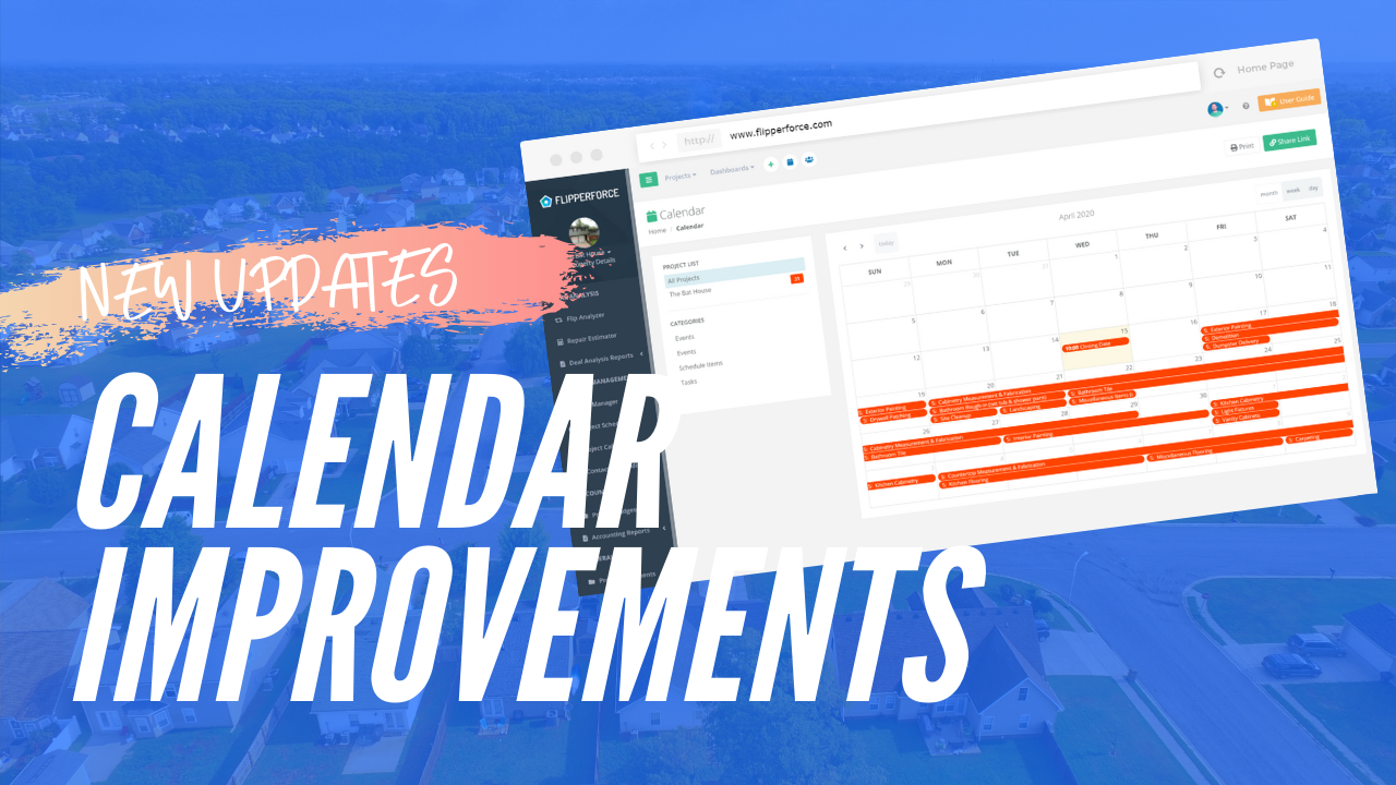 📅 New Calendar Events (& other improvements)