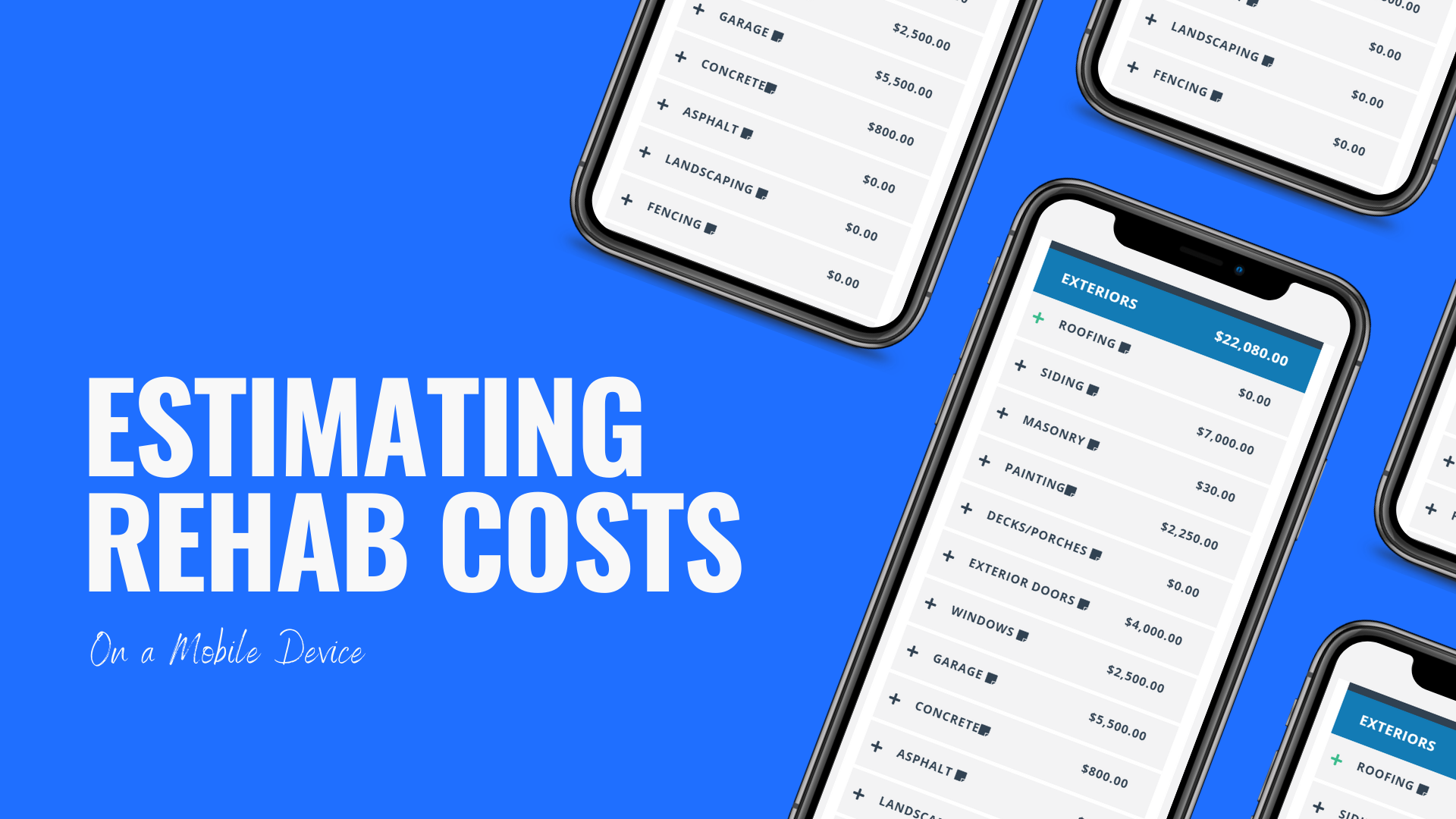 How to Estimate Rehab Costs on Your Phone
