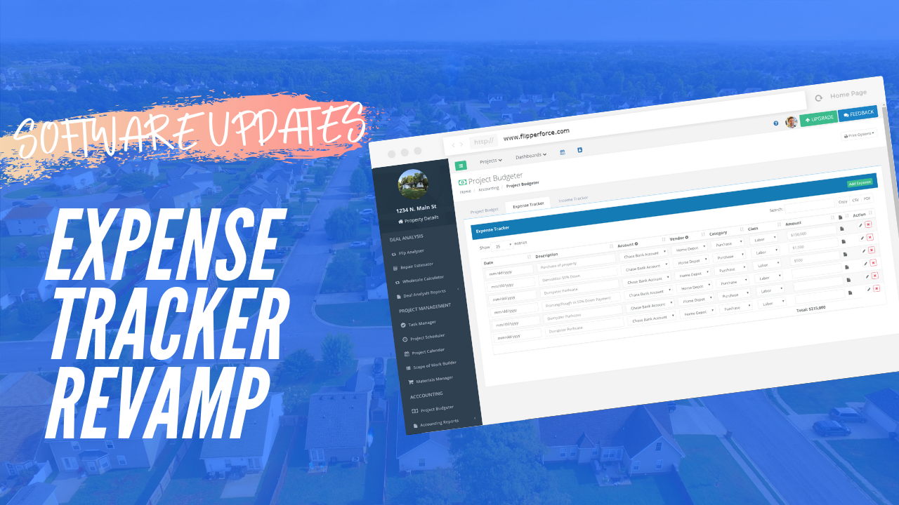 Expense Tracker Revamp!