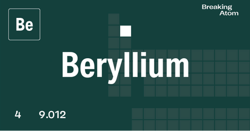 Beryllium Be Atomic Number 4 beryllium-be-atomic-number-4
