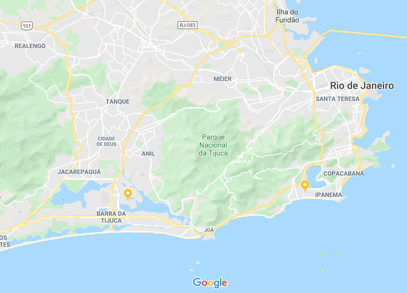 Mapa - Rio de Janeiro