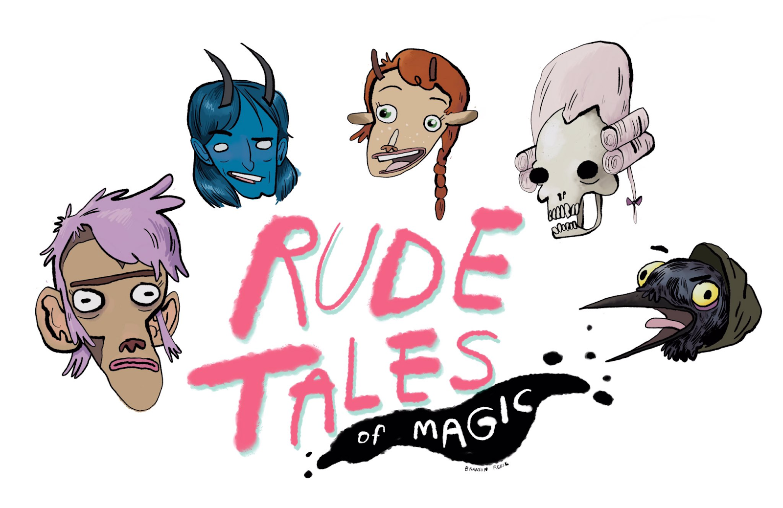 Podcast artwork for "Rude Tales of Magic"