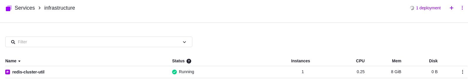 Run Redis Service