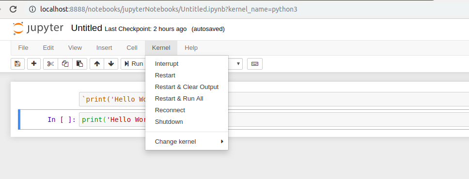 Jupyter notebook naming
