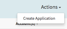 Spinnaker UI - Create Application