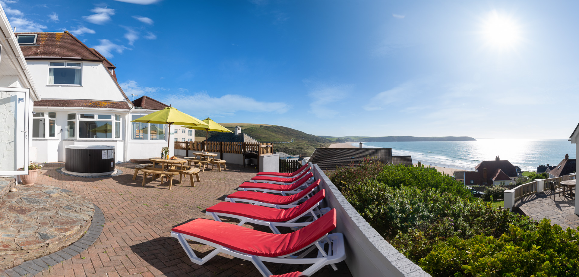 Woolacombe Holiday Cottage Coast View Sleeps 10