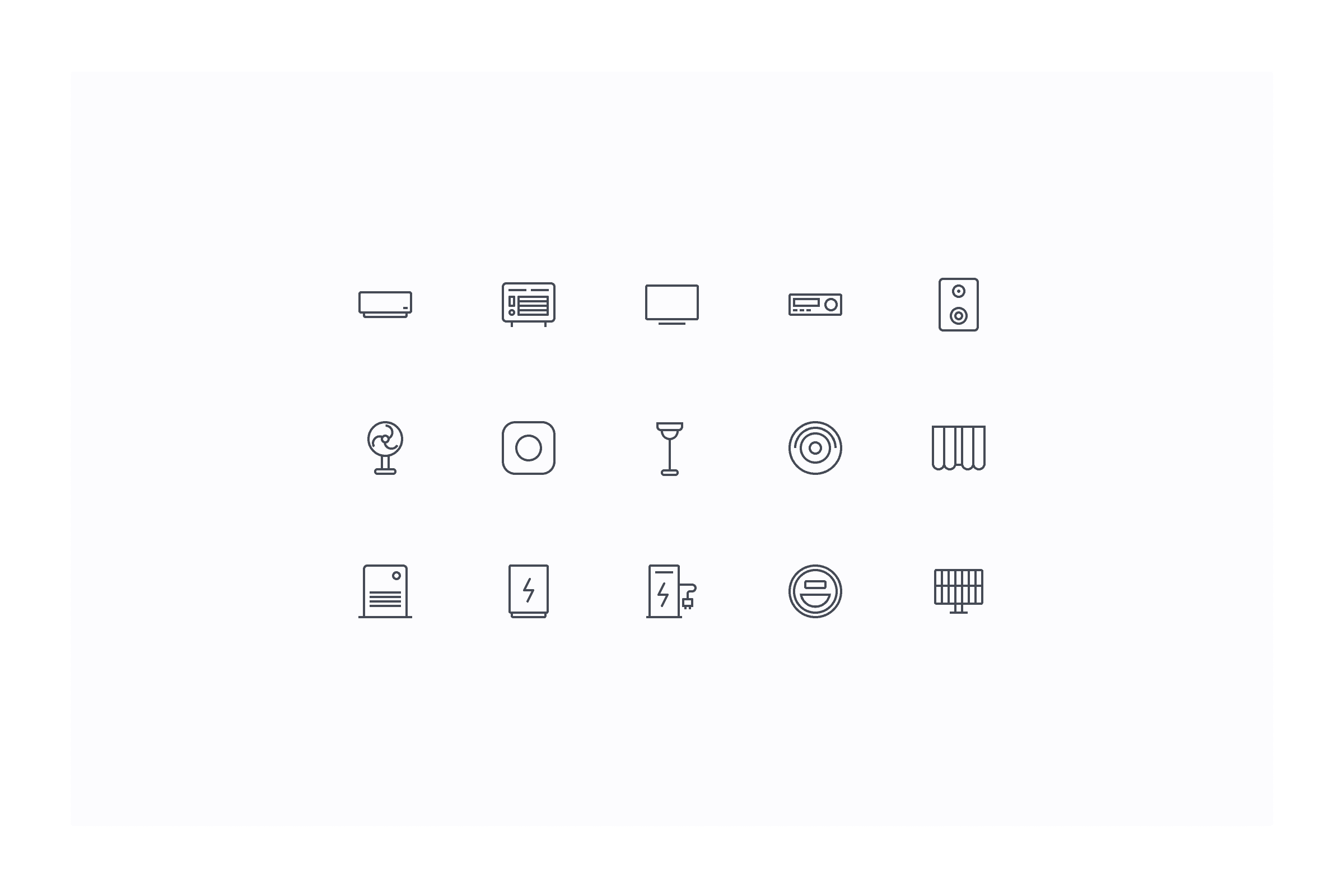Nature Remo Icons designed by Oz Hashimoto