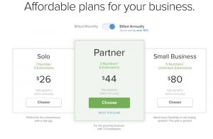 Grasshopper's pricing plan
