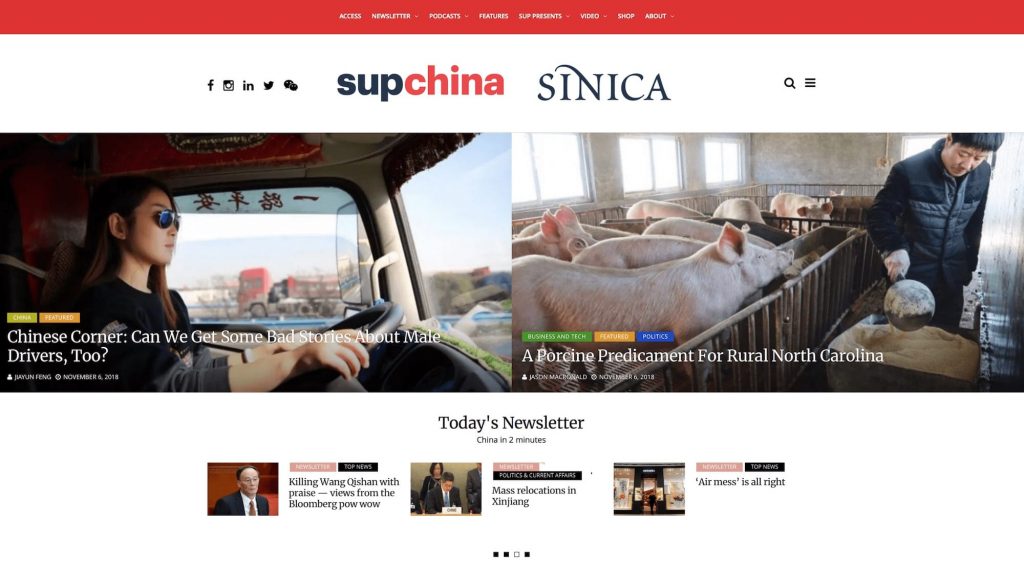 One of our client's websites built in WordPress
