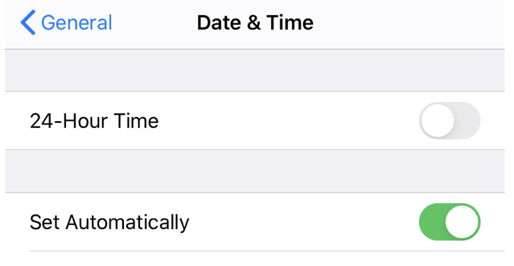 iOS toggle
