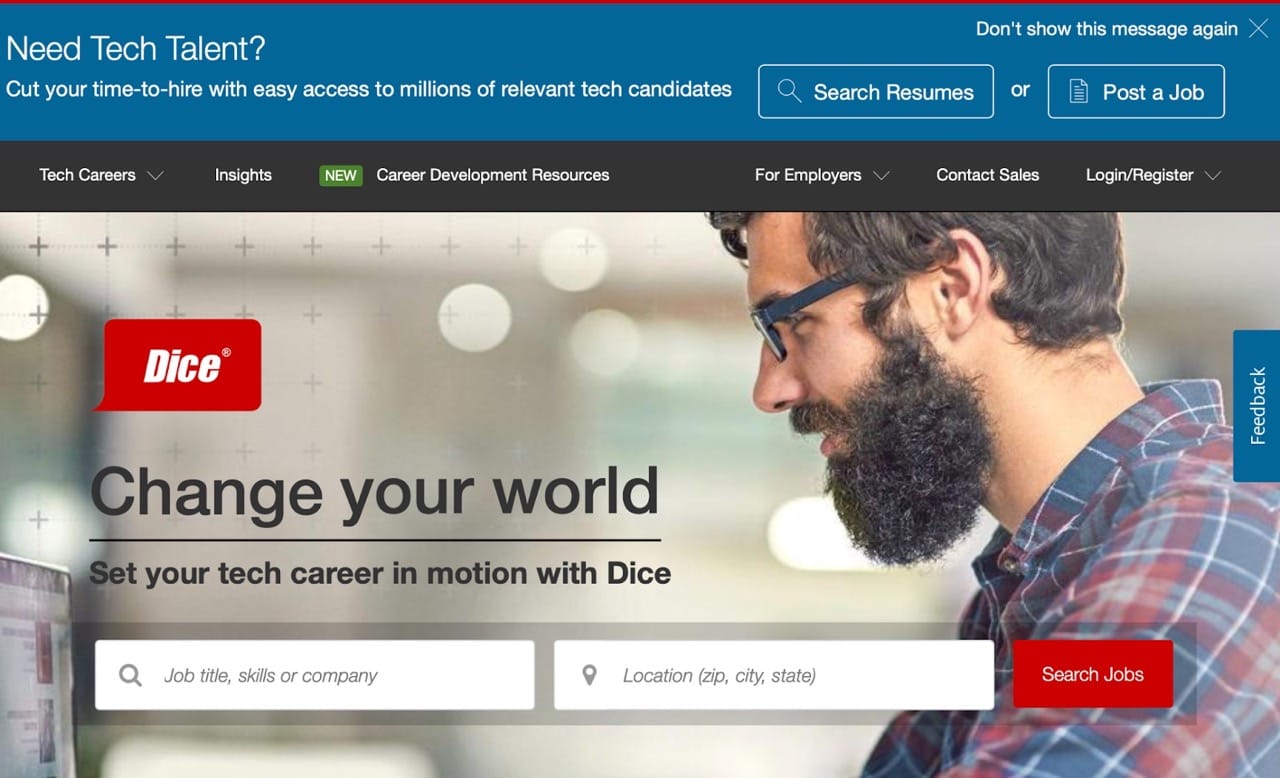 Dice is another site that let's you post jobs for freelance tech talent