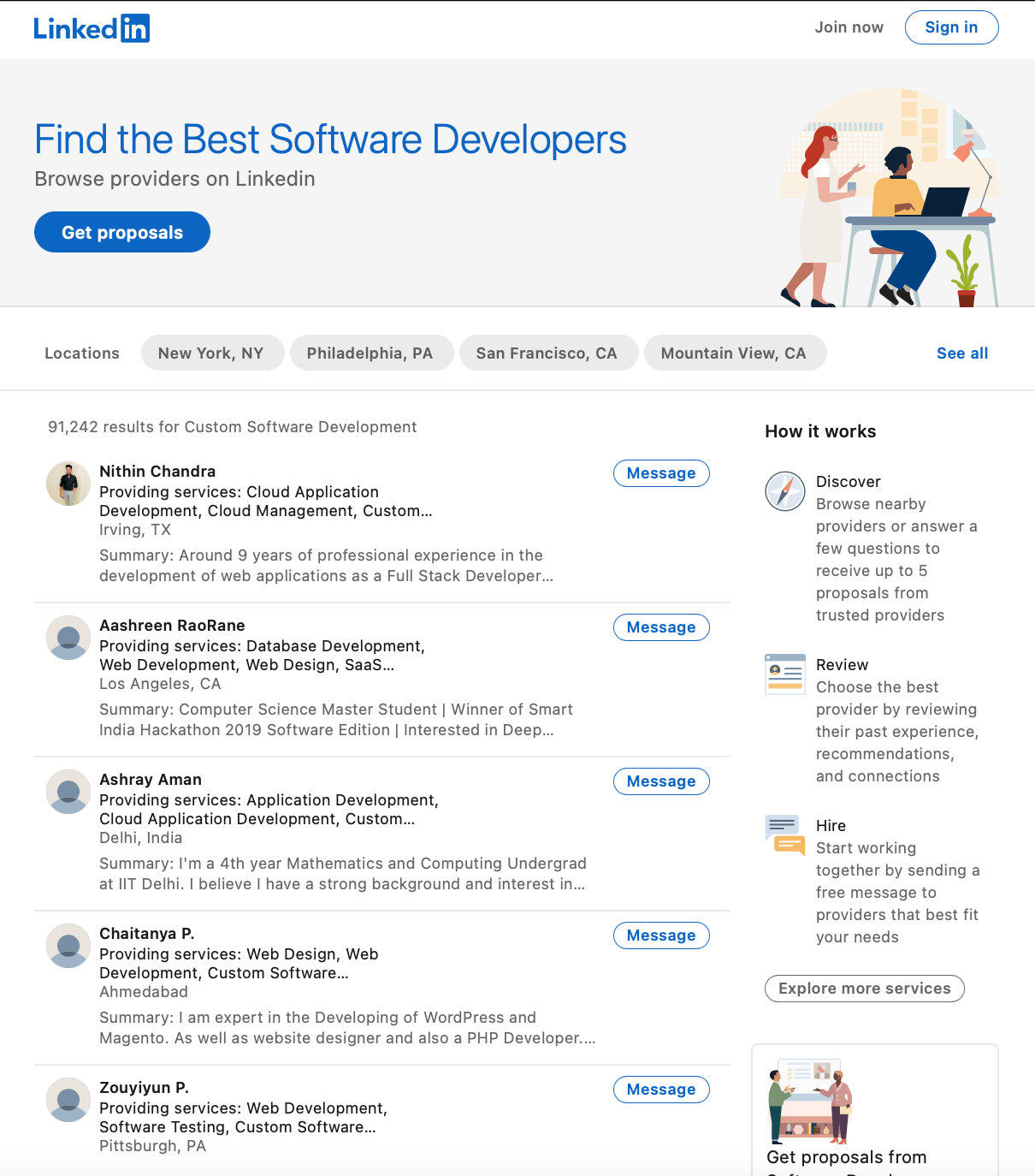 LinkedIn is a great place to find qualified candidates