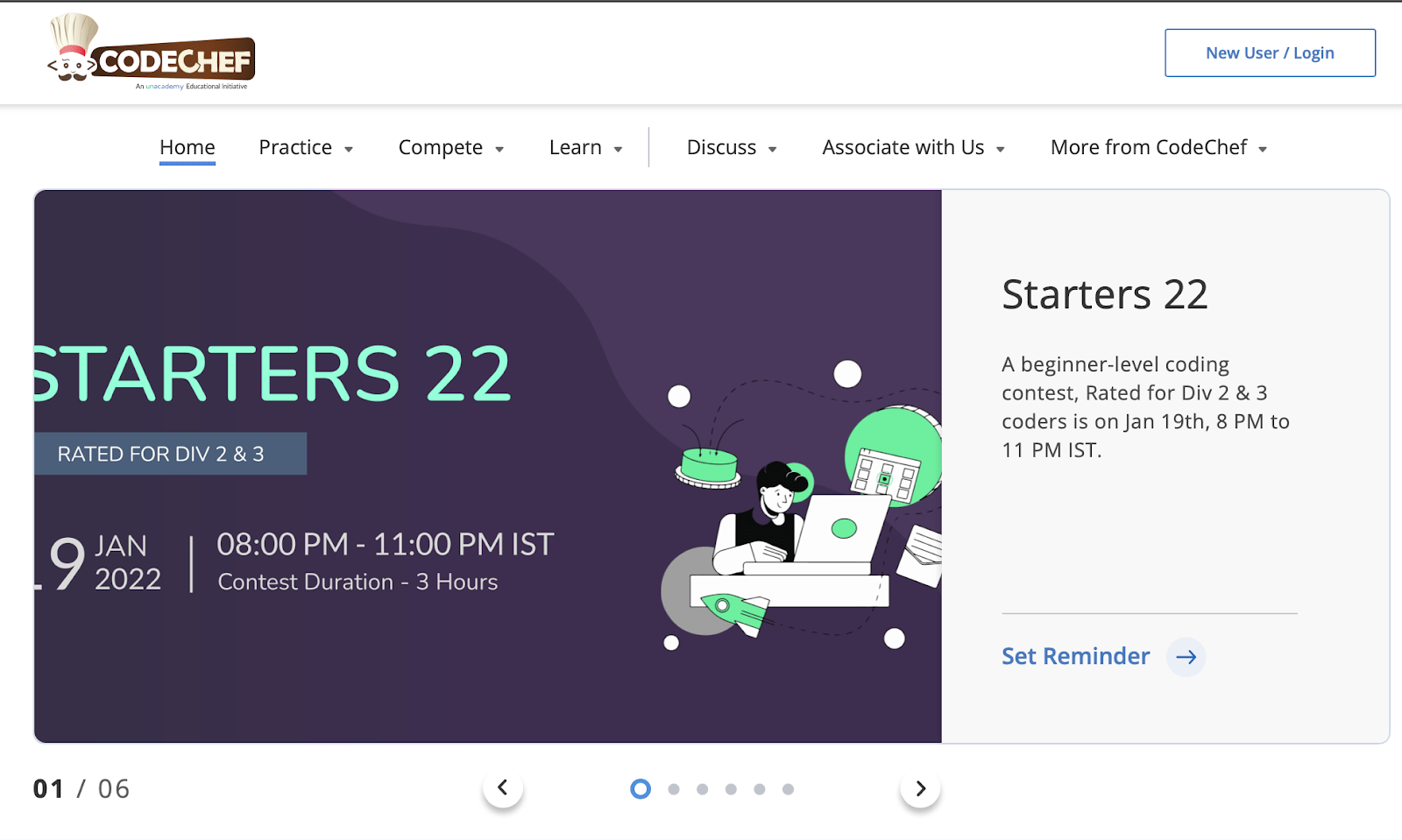Coding Challenge sites like CodeChef can be good options to find candidatescandid