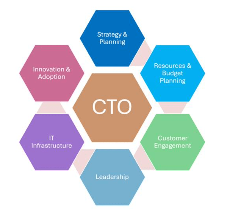 A CTO has many responsibilities
