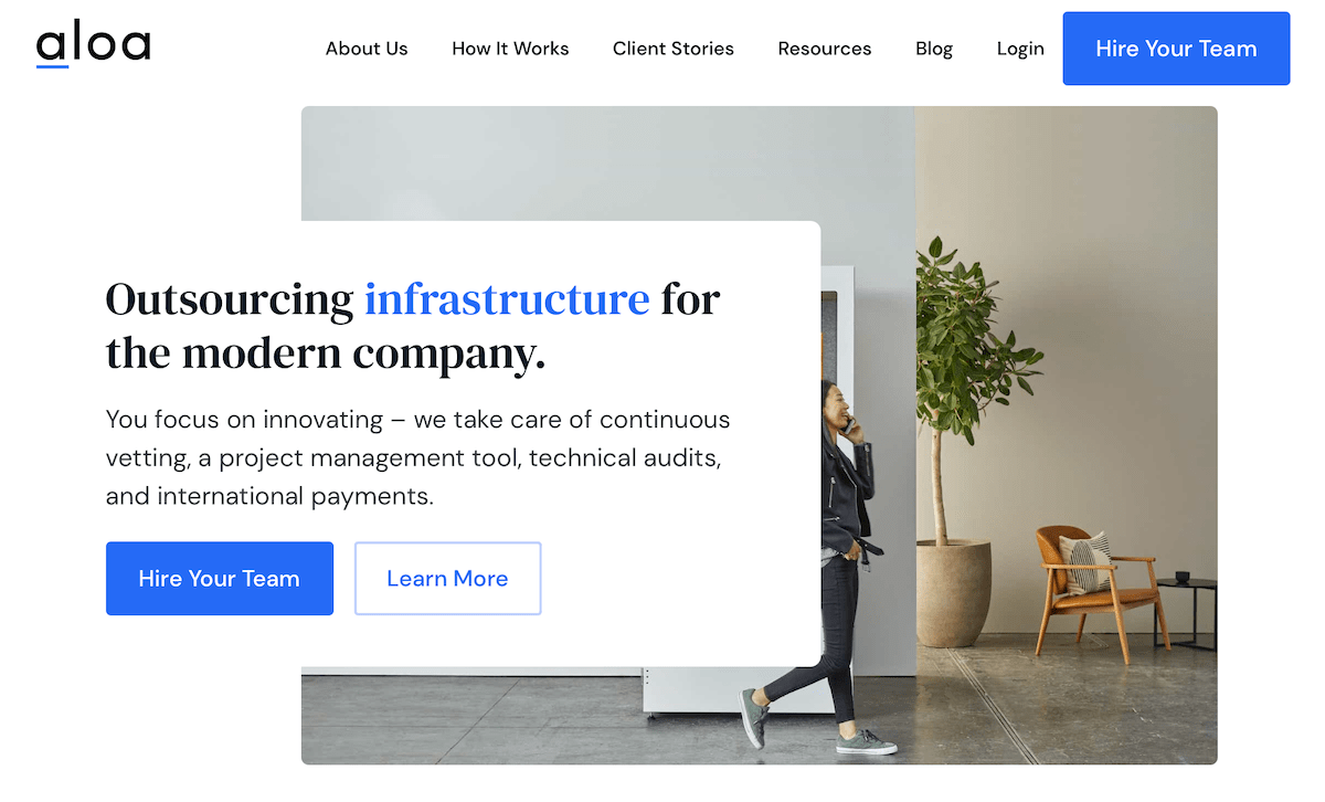 Aloa.co is a fair, consistent, and sustainable Upwork alternative