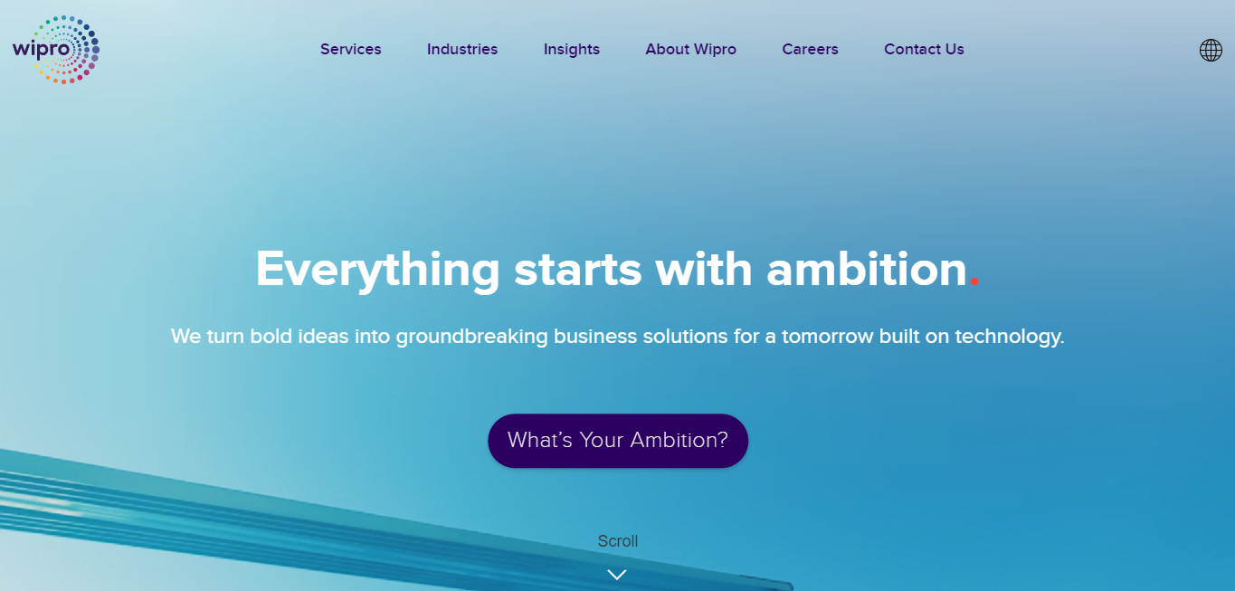 Wipro Homepage