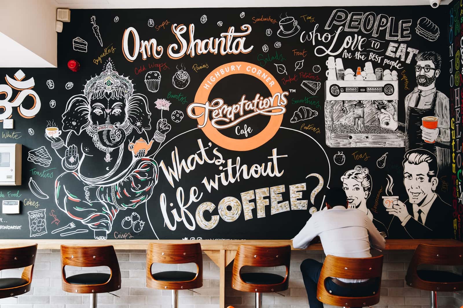 The Blackboard Artist London based blackboard painter