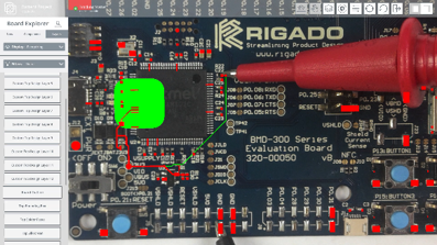 inspectAR UI Bring up the Board ece toolkit pcb