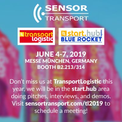 Sensor transport event flyer in Munich
